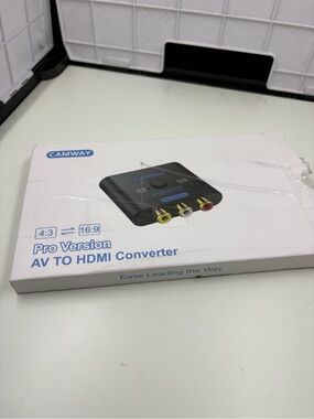 Camway Pro Version AV to HDMI Converter - White Box